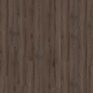 Bioboden PURLINE Design 33 - Eiche rustikal dunkelbraun Designboden zum Klicken