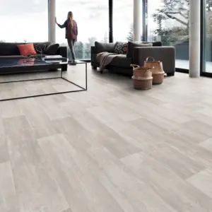 Texline - HUDSON WHITE 4-Meter Breit PVC-Boden