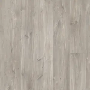 Alpha Vinyl Blos base - Eiche Canyon grau mit Sägeschnitten Klick-Vinyl, Rigid Vinyl