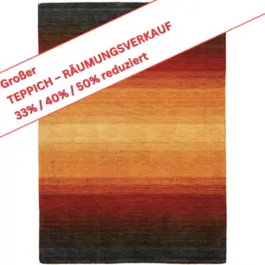 Erramala/R.A.-inbow ca. 171 x 241 cm - 100% Schurwolle - Farbe: 1201 multi