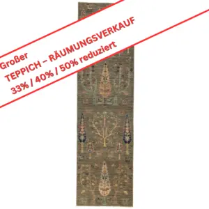 Candy Soraya ca. 68 x 243cm - Afghanisch Handgeknüpft