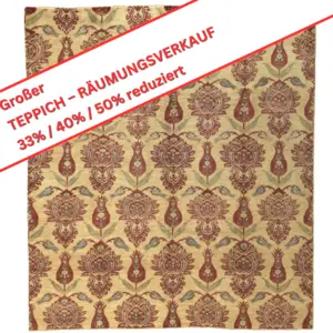 Velvet ca. 251 x 282cm - Afghanisch Handgeknüpft