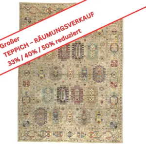 Rubin ca. 252 x 337cm - Afghanisch Handgeknüpft