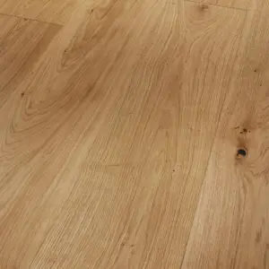 Basic 11-5 - Eiche gebürstet M4V Großdiele Rustikal lackversiegelt matt Fertig-Parkett