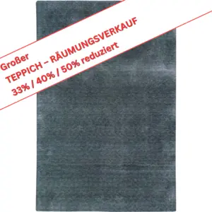 Erramala/C.A.-lvi ca. 170 x 240 cm - Schurwolle mit Viskose - Farbe: anthrazit