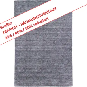 Erramala/T.A.-lin ca. 170 x 240 cm - 33 % SW, 33 % LI, 33 % VI - Farbe: grau-rot