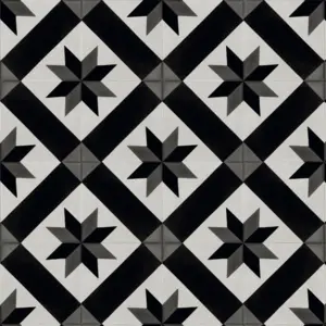 Primetex - CORDOBA BLACK & WHITE 2-Meter Breit PVC-Boden