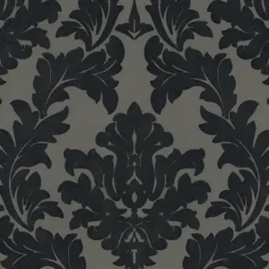 Architects Paper Sonstige - 335805 - Silber Schwarz Barock Tapete