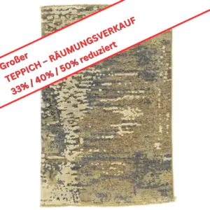 Toulouse ca. 59 x 89cm - Designer-Teppich Handgeknüpft