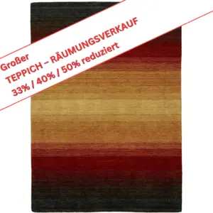 Erramala/R.A.-inbow ca. 70 x 140 cm - 100% Schurwolle - Farbe: 1201 multi