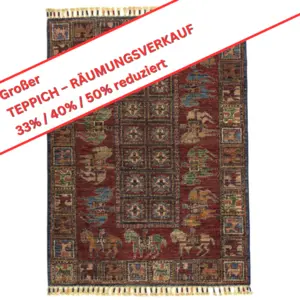 Moharamat Premium ca. 85 x 114cm - Afghanisch Handgeknüpft