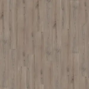 Bioboden PURLINE Design 33 - Eiche rustikal graubraun Designboden zum Kleben