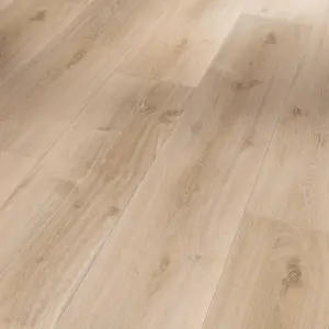 Basic 30 - Eiche Royal hell gekälkt Holzstruktur Klick-Vinyl, Rigid Vinyl