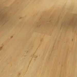Basic 2.0 - Eiche natur Gebürstete Struktur Vinylboden zum Kleben