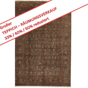 Smaragd ca. 198 x 296cm - Afghanisch Handgeknüpft