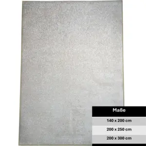 Moritz 200x250cm Alcantara Bordüreneinfassung - 10000/22 - hellbeige 8K95 Moritz 200x250cm - 10000/22 - hellbeige 8K95