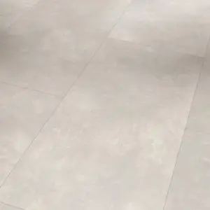 Modular One - Beton Weiß Steinstruktur Designboden zum Klicken