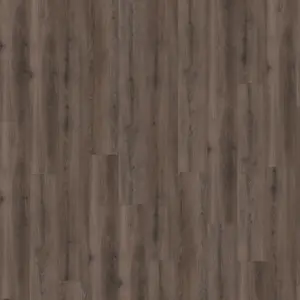 Bioboden PURLINE Design 33 - Eiche rustikal dunkelbraun Designboden zum Kleben