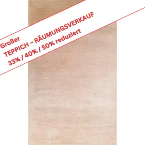 Erramala/C.A.-lvi ca. 70 x 140 cm - Schurwolle mit Viskose - Farbe: sand