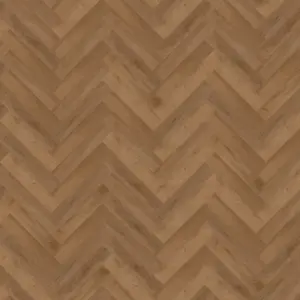 Vinyl-Design - Eiche natürlich braun Fischgrät Vinylboden zum Kleben